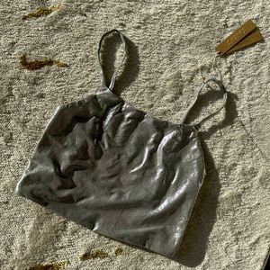 Skims Metallic Strappy Bralette